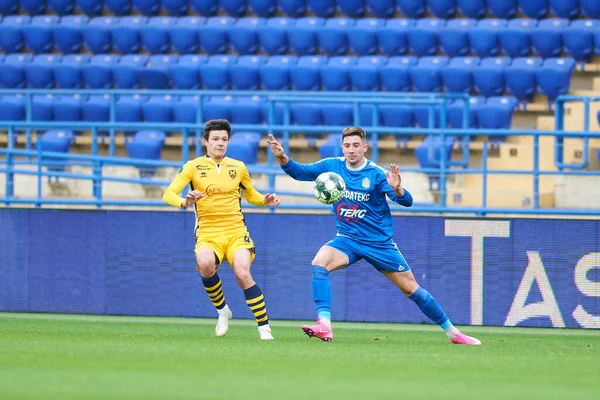 Kharkiv Ukraine November 2020 Fotbollsmatchen För Ukrainska Professional League Metallist — Stockfoto