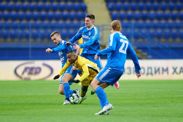 Kharkiv Ukrajina Listopadu 2020 Fotbalový Zápas Ukrajinské Profesionální Ligy Metalist — Stock fotografie