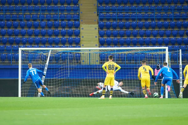 Kharkiv Ucrania Noviembre 2020 Partido Fútbol Liga Profesional Ucraniana Metallista —  Fotos de Stock