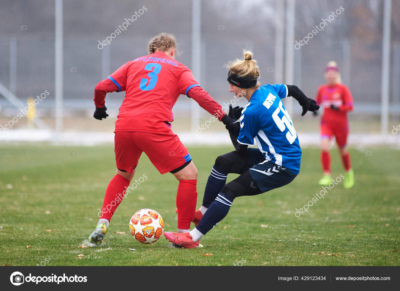 Kharkiv Ucrânia Novembro 2020 Jogo Futebol Feminino Zhitlobud