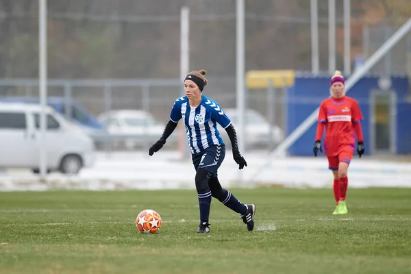 Kharkiv Ukraine November 2020 Fotbollsmatchen Ukrainska Fotbollsmatchen Ukraina Ligan Zhitlobud — Stockfoto