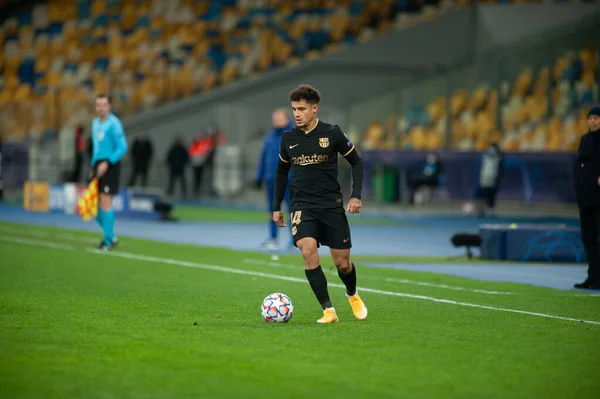 Kyiv Ukraine Listopadu 2020 Philippe Coutinho Během Fotbalového Utkání Skupiny — Stock fotografie