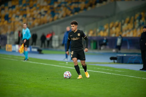 KYIV, UKRAINE - NOVEMBER 24, 2020: Philippe Coutinho UEFA Şampiyonlar Ligi G Grubu FC Dinamo Kyiv-FC Barcelon maçında