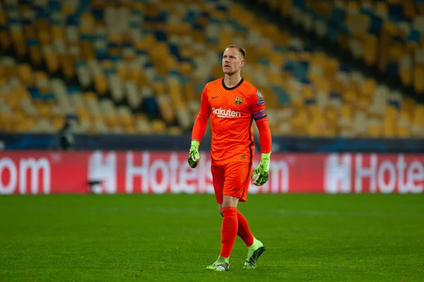 Kyiv Ukraine November 2020 Marc Andre Ter Stegen Football Match — 스톡 사진