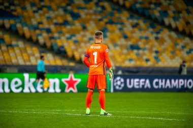 KYIV, UKRAINE - NOVEMBER 24, 2020: Marc-Andre ter Stegen UEFA Şampiyonlar Ligi G Grubu FC Dinamo Kyiv-FC Barcelon maçında