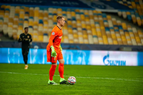 Kyiv Ukraine Listopadu 2020 Marc Andre Ter Stegen Během Fotbalového — Stock fotografie