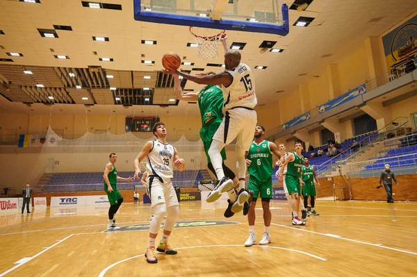 Kharkiv Ukraine November 2020 Wedstrijd Van Oekraïense Basketbal Superleague Kharkivski — Stockfoto