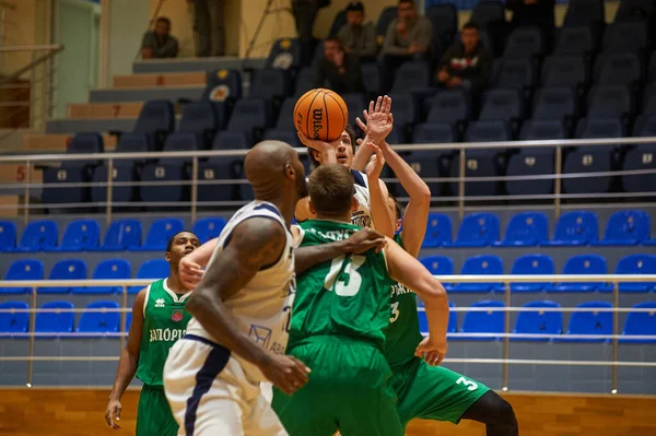 Kharkiv Ukraine November 2020 Wedstrijd Van Oekraïense Basketbal Superleague Kharkivski — Stockfoto