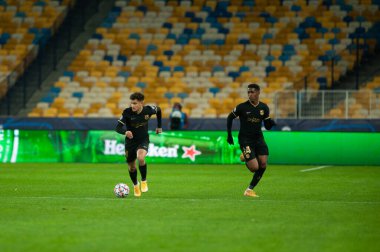 KYIV, UKRAINE - NOVEMBER 24, 2020: Philippe Coutinho UEFA Şampiyonlar Ligi G Grubu FC Dinamo Kyiv - FC Barcelona
