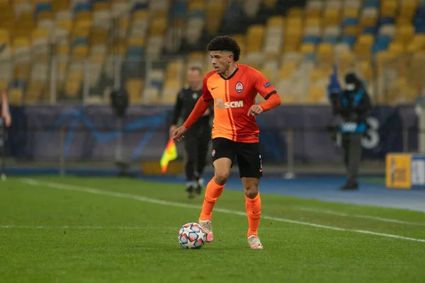 Kyiv Ukraine December 2020 Taison Football Match Group Uefa Champions — Stock Photo, Image