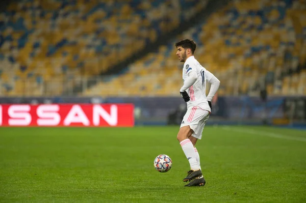 Kyiv Ukraine 1Er Décembre 2020 Marco Asensio Match Football Groupe — Photo