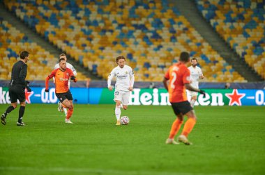 KYIV, UKRAINE - 1 Aralık 2020: Luka Modric. UEFA Şampiyonlar Ligi B Grubunun futbol maçı FC Shakhtar Donetsk - Real Madrid FC 