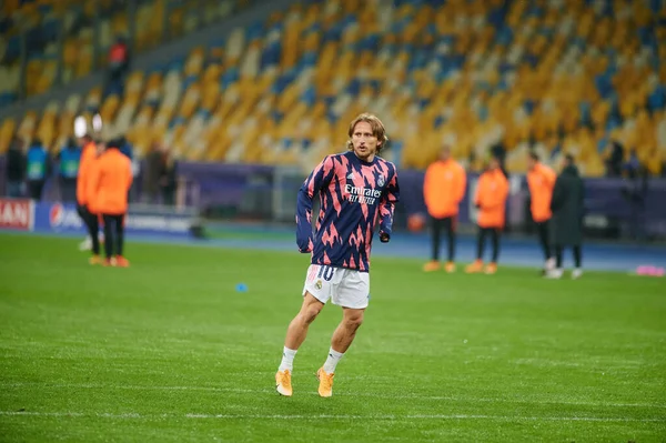 Kyiv Ukraine December 2020 Luka Modric Voetbalwedstrijd Van Groep Van — Stockfoto