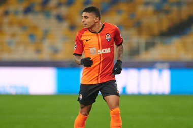 KYIV, UKRAINE 1 Aralık 2020, Dodo. UEFA Şampiyonlar Ligi B Grubunun futbol maçı FC Shakhtar Donetsk - Real Madrid FC 