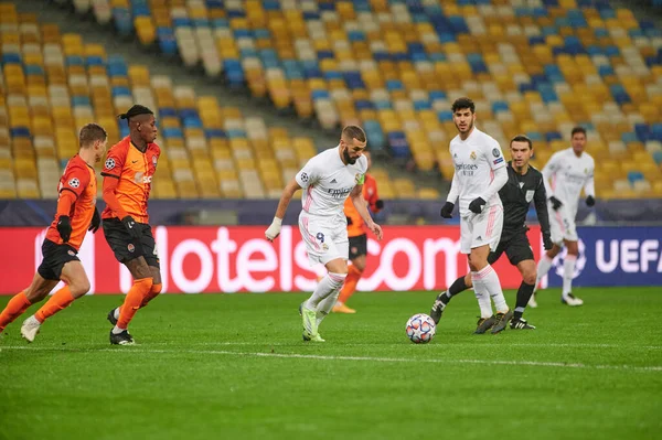 Kyiv Ucrania Diciembre 2020 Karim Benzema Partido Fútbol Del Grupo — Foto de Stock