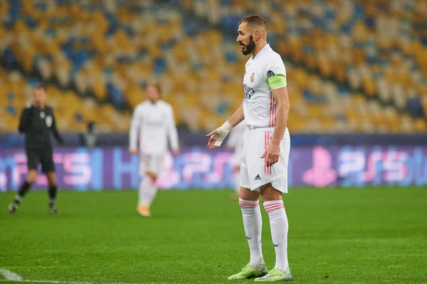 Kyiv Ucrania Diciembre 2020 Karim Benzema Partido Fútbol Del Grupo — Foto de Stock