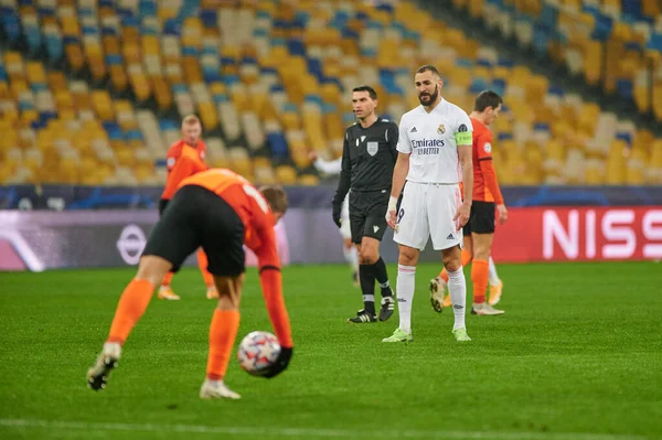 Quiiv Ucrânia Dezembro 2020 Karim Benzema Jogo Futebol Grupo Liga — Fotografia de Stock