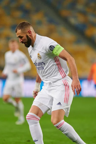 Kyiv Ucrania Diciembre 2020 Karim Benzema Partido Fútbol Del Grupo — Foto de Stock