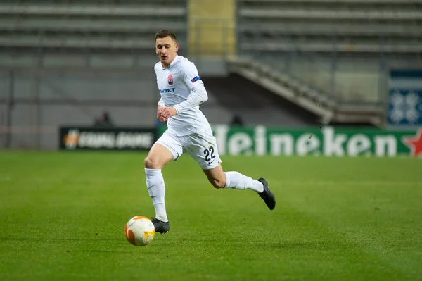 Zaporizhzhia Ukraine December 2020 Vladyslav Kabajev Fotbollsmatchen Mellan Grupp Uefa — Stockfoto