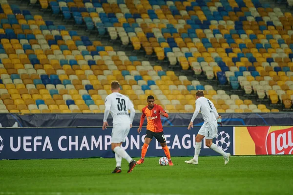 Kyiv Ukraine Novembro 2020 Jogo Futebol Grupo Liga Dos Campeões — Fotografia de Stock