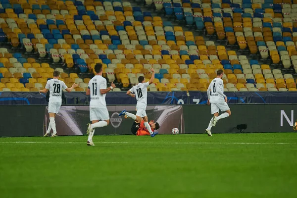 Kyiv Ukraine Novembro 2020 Jogo Futebol Grupo Liga Dos Campeões — Fotografia de Stock