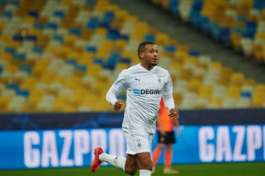 KYIV, UKRAINE - NOVEMBER 3, 2020: UEFA Şampiyonlar Ligi B Grubu FC Shakhtar - Borussia Monchengladbac maçında Alassane Plea