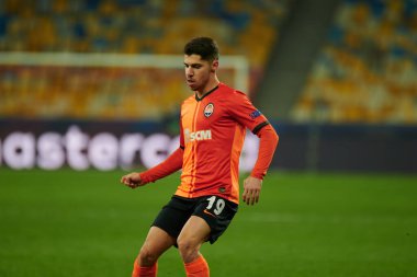 KYIV, UKRAINE - 3 Kasım 2020 UEFA Şampiyonlar Ligi B Grubu FC Shakhtar-Borussia Monchengladbac futbol karşılaşmasında Süleyman Malikânesi