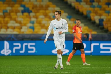 KYIV, UKRAINE - NOVEMBER 3, 2020: Florian Christian Neuhaus UEFA Şampiyonlar Ligi B Grubu FC Shakhtar - Borussia Monchengladbac