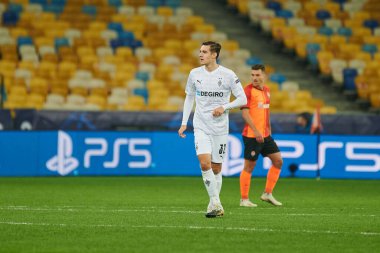 KYIV, UKRAINE - NOVEMBER 3, 2020: Florian Christian Neuhaus UEFA Şampiyonlar Ligi B Grubu FC Shakhtar - Borussia Monchengladbac