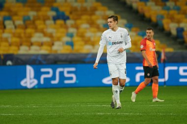 KYIV, UKRAINE - NOVEMBER 3, 2020: Florian Christian Neuhaus UEFA Şampiyonlar Ligi B Grubu FC Shakhtar - Borussia Monchengladbac