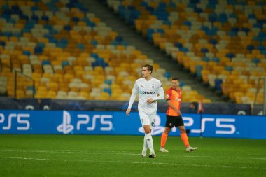 KYIV, UKRAINE - NOVEMBER 3, 2020: Florian Christian Neuhaus UEFA Şampiyonlar Ligi B Grubu FC Shakhtar - Borussia Monchengladbac