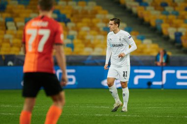 KYIV, UKRAINE - NOVEMBER 3, 2020: Florian Christian Neuhaus UEFA Şampiyonlar Ligi B Grubu FC Shakhtar - Borussia Monchengladbac