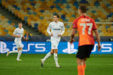 KYIV, UKRAINE - NOVEMBER 3, 2020: Florian Christian Neuhaus UEFA Şampiyonlar Ligi B Grubu FC Shakhtar - Borussia Monchengladbac