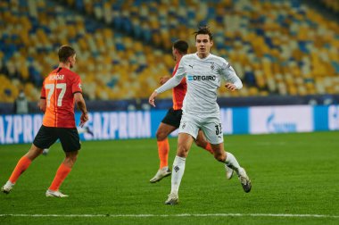 KYIV, UKRAINE - NOVEMBER 3, 2020: Florian Christian Neuhaus UEFA Şampiyonlar Ligi B Grubu FC Shakhtar - Borussia Monchengladbac