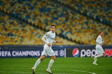 KYIV, UKRAINE - NOVEMBER 3, 2020: Florian Christian Neuhaus UEFA Şampiyonlar Ligi B Grubu FC Shakhtar - Borussia Monchengladbac