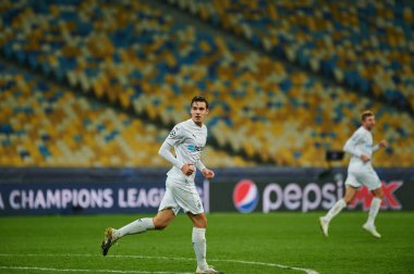 KYIV, UKRAINE - NOVEMBER 3, 2020: Florian Christian Neuhaus UEFA Şampiyonlar Ligi B Grubu FC Shakhtar - Borussia Monchengladbac