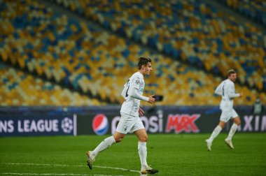 KYIV, UKRAINE - NOVEMBER 3, 2020: Florian Christian Neuhaus UEFA Şampiyonlar Ligi B Grubu FC Shakhtar - Borussia Monchengladbac