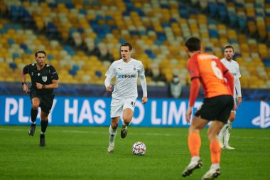 KYIV, UKRAINE - NOVEMBER 3, 2020: Florian Christian Neuhaus UEFA Şampiyonlar Ligi B Grubu FC Shakhtar - Borussia Monchengladbac