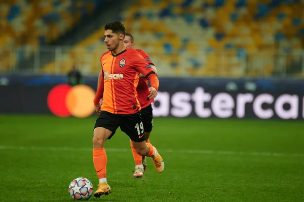 KYIV, UKRAINE - 3 Kasım 2020 UEFA Şampiyonlar Ligi B Grubu FC Shakhtar-Borussia Monchengladbac futbol karşılaşmasında Süleyman Malikânesi