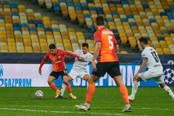 KYIV, UKRAINE - 3 Kasım 2020 UEFA Şampiyonlar Ligi B Grubu FC Shakhtar-Borussia Monchengladbac futbol karşılaşmasında Süleyman Malikânesi