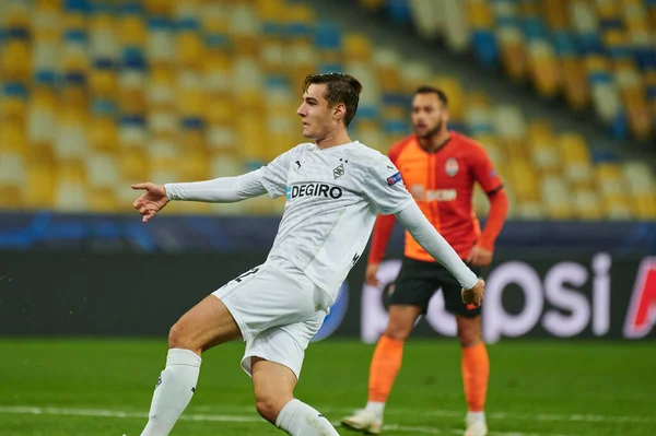 KYIV, UKRAINE - NOVEMBER 3, 2020: Florian Christian Neuhaus UEFA Şampiyonlar Ligi B Grubu FC Shakhtar - Borussia Monchengladbac