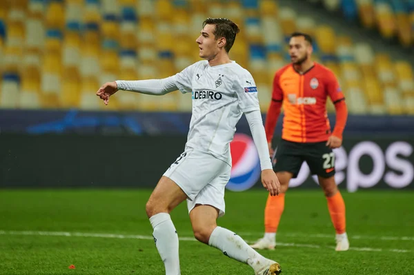 KYIV, UKRAINE - NOVEMBER 3, 2020: Florian Christian Neuhaus UEFA Şampiyonlar Ligi B Grubu FC Shakhtar - Borussia Monchengladbac