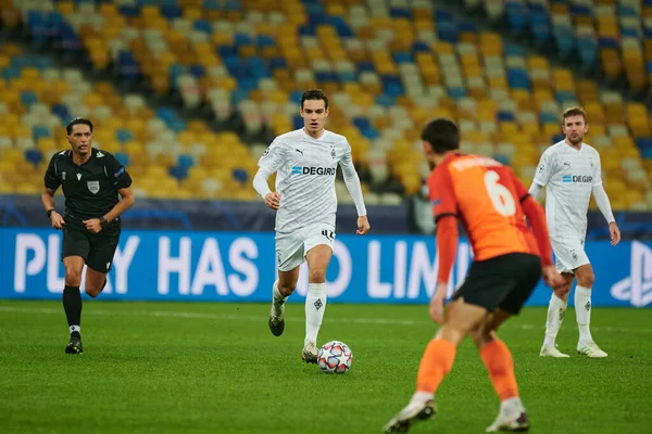 KYIV, UKRAINE - NOVEMBER 3, 2020: Florian Christian Neuhaus UEFA Şampiyonlar Ligi B Grubu FC Shakhtar - Borussia Monchengladbac