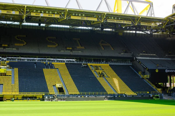 Dortmund Alemanha Agosto 2020 Signal Iduna Park Estádio Futebol Borussia — Fotografia de Stock