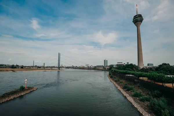 Allemagne Duesseldorf Août 2020 Medienhafen Paysage Urbain Düsseldorf Avec Vue — Photo