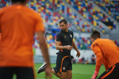 ALMANY, DUESSELDORF - 16 Ağustos 2020: Dario Srna, Shakhtar Donetsk 'in koçu