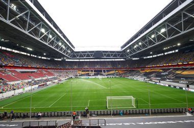 ALMANY, DUESSELDORF - 16 Ağustos 2020: Düsseldorf 'taki Esprit Arena spor kompleksi. Fortuna Futbol Stadyumu