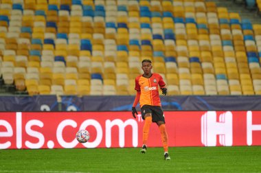 KYIV, UKRAINE 1 Aralık 2020, Vitao. UEFA Şampiyonlar Ligi B Grubunun futbol maçı FC Shakhtar Donetsk - Real Madrid FC 
