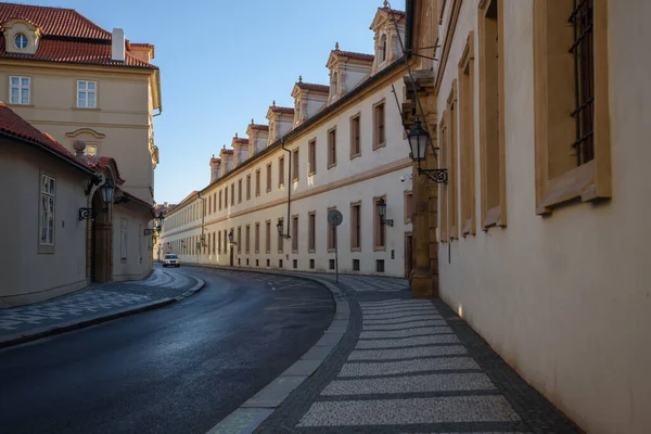 Prag Tschechische Republik September 2015 Straßen Und Altbauten Städtische Infrastruktur — Stockfoto