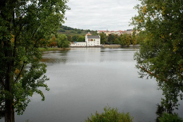 Prag Çek Cumhuriyeti Eylül 2015 Vltava Nehri Prag Vltava Çek — Stok fotoğraf